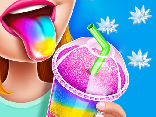 Frozen Slushy Maker game screenshot - girls - Free online game