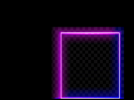 Captura de pantalla del juego Neon square Rush - hypercasual - Juego gratuito en línea