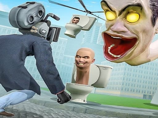 Skibidi Toilet TopDown Survival game screenshot - action - Free online game