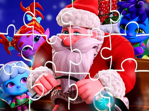 Super Monster Santa Helper game screenshot - girls - Free online game