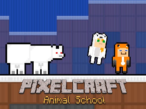 PixelCraft Animal School游戏截图 - arcade - 免费在线游戏