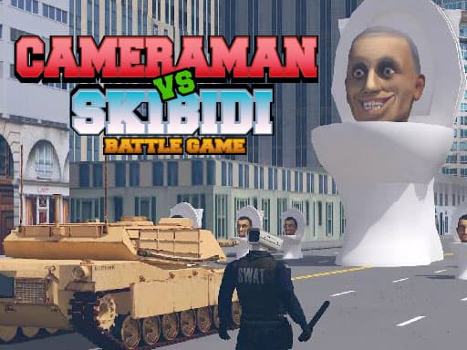 Cameraman vs Skibidi Battle Game game screenshot - action - Free online game