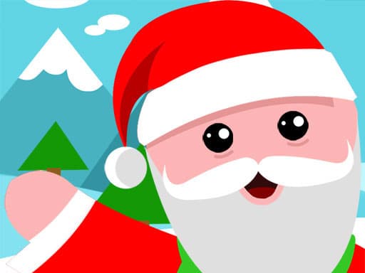 Santa Ski game screenshot - hypercasual - Free online game