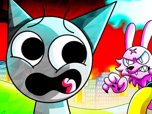 Sprunki Monster Hunt game screenshot - puzzles - Free online game