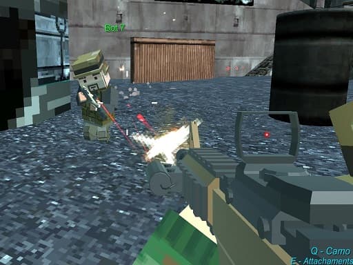 Pixel GunGame Arena Prison blocky combat游戏截图 - multiplayer - 免费在线游戏