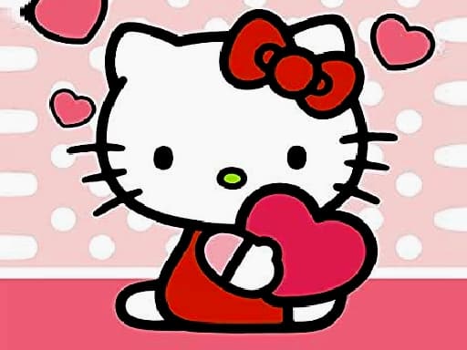 Hello Kitty Spot the Difference game screenshot - girls - Free online game