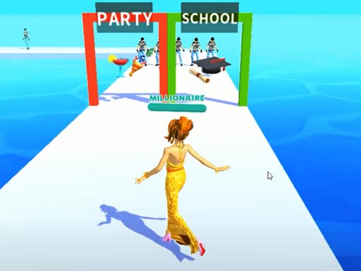 Captura de pantalla del juego Run Rich 3D - Make me Rich  - racing - Juego gratuito en línea