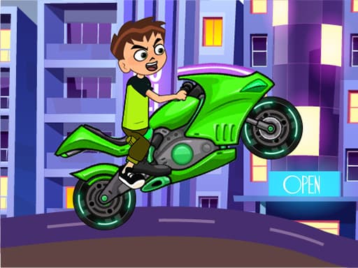 Captura de pantalla del juego Ben 10 Racerpunk - racing - Juego gratuito en línea