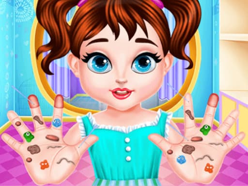 Baby Taylor Hand Doctor game screenshot - girls - Free online game