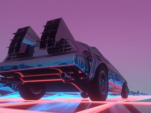 Captura de pantalla del juego Futuristic Racer - racing - Juego gratuito en línea