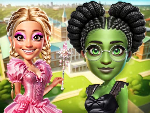 Witch And Fairy BFF game screenshot - girls - Free online game