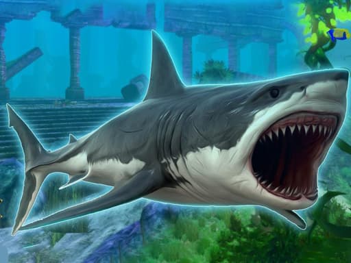 Megalodon game screenshot - action - Free online game