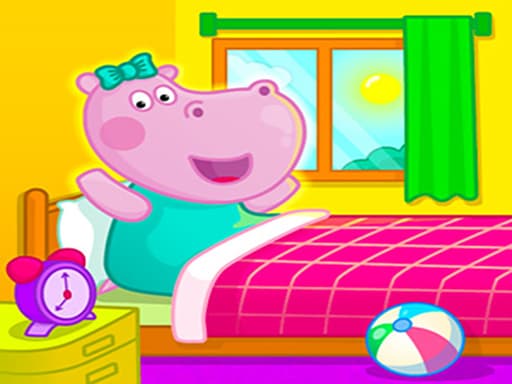 Hippo Good Morning game screenshot - hypercasual - Free online game