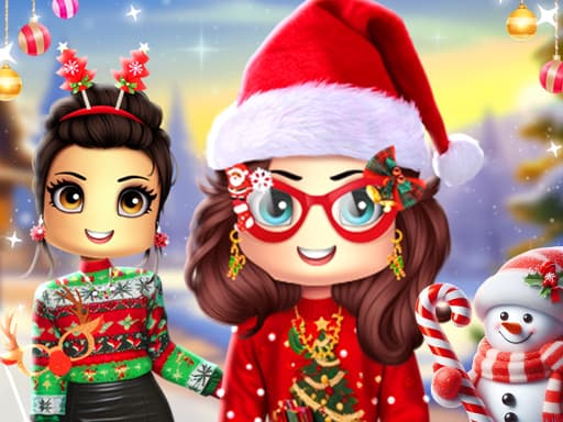 Roblox Christmas Dressup game screenshot - girls - Free online game