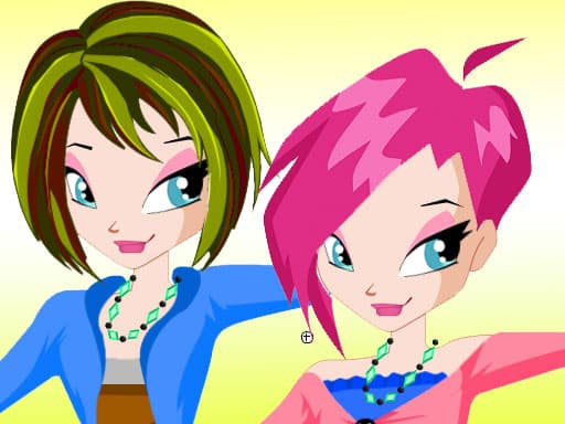 Winx Tecna Dressup game screenshot - girls - Free online game