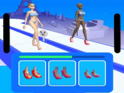 Walkers of fashion game screenshot - girls - Free online game
