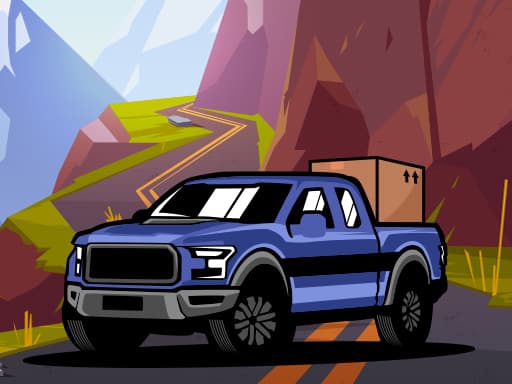 Captura de pantalla del juego Cargo Jeep Driver - racing - Juego gratuito en línea
