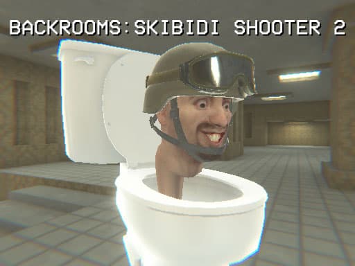 Captura de pantalla del juego Backrooms: Skibidi Shooter 2 - shooting - Juego gratuito en línea