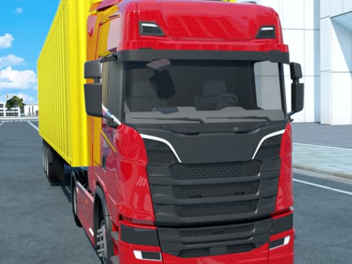 Captura de pantalla del juego City Cargo Truck Driving Game - adventure - Juego gratuito en línea
