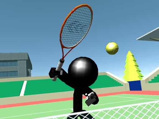 Stickman Tennis 3D游戏截图 - fighting - 免费在线游戏