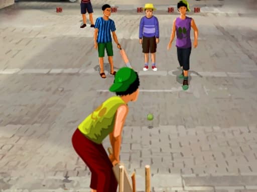 Gully Cricket game screenshot - hypercasual - Free online game