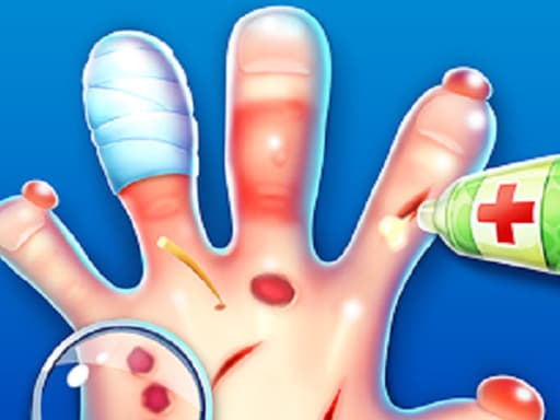 Hand Doctor Game game screenshot - girls - Free online game