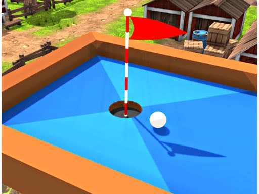 Captura de pantalla del juego Mini Golf 3D Farm Stars Battle - sports - Juego gratuito en línea