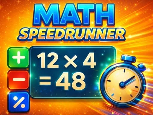 Math Speedrunner游戏截图 - arcade - 免费在线游戏