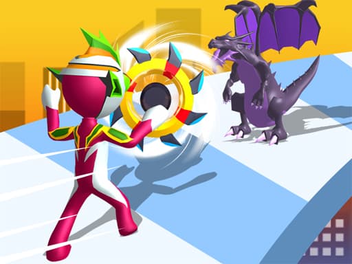 Energy Superman 3D game screenshot - racing - Free online game