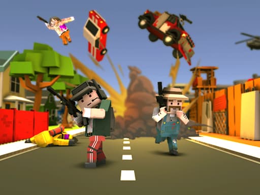 Craft Theft War game screenshot - action - Free online game