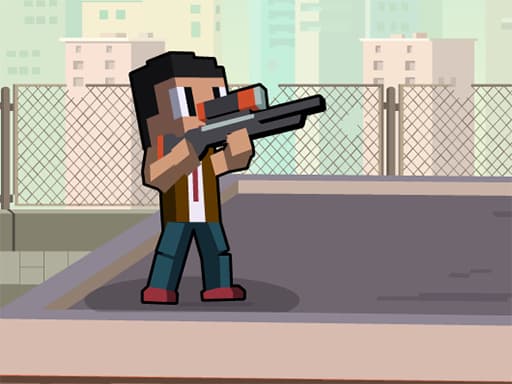Rooftop Shooters game screenshot - shooting - Free online game