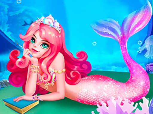 Magic Mermaid Salon game screenshot - hypercasual - Free online game