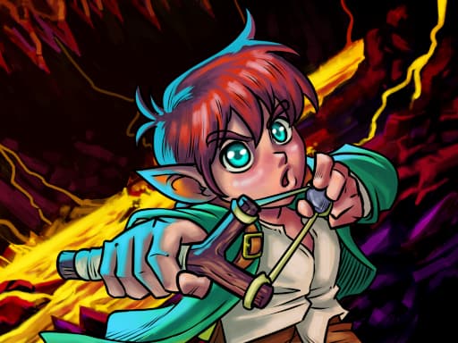 Aidan in Danger game screenshot - arcade - Free online game
