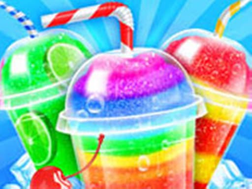Rainbow Frozen Slushy Truck - Summer Desserts game screenshot - hypercasual - Free online game