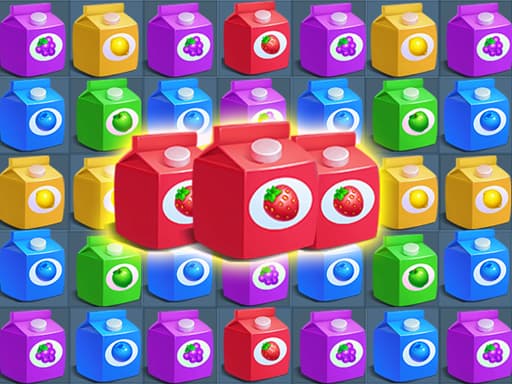 Fruits Juice Crush game screenshot - bejeweled - Free online game