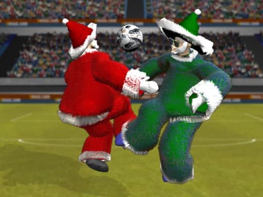 Santa Fiity Special game screenshot - soccer - Free online game