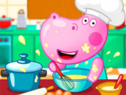 Hippo Cooking School: Game for Girls游戏截图 - girls - 免费在线游戏