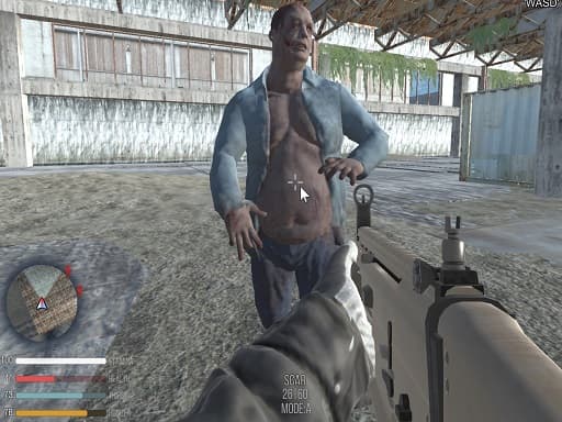 Captura de pantalla del juego Dark Forest Zombie Survival FPS - action - Juego gratuito en línea