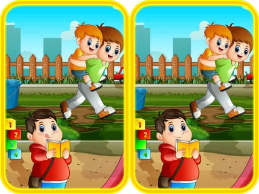 Public Park Differences游戏截图 - puzzles - 免费在线游戏