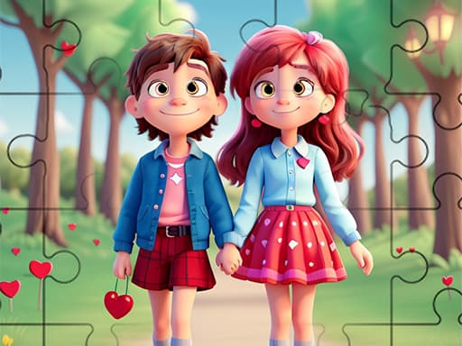 Valentines Day Jigsaw Puzzle游戏截图 - puzzles - 免费在线游戏