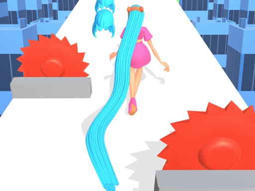 Captura de pantalla del juego Hair Challenge Rush - puzzles - Juego gratuito en línea