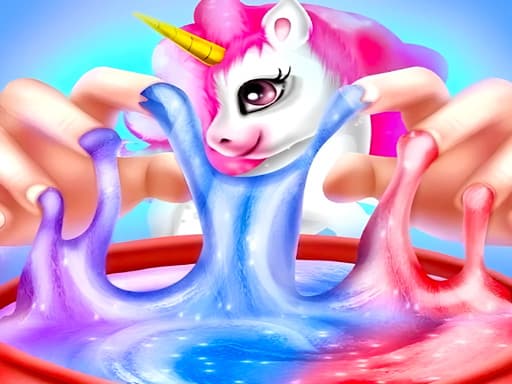 Kids Unicorn Slime  game screenshot - girls - Free online game
