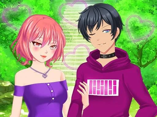 Anime Couples Dress Up Game for Girl game screenshot - girls - Free online game