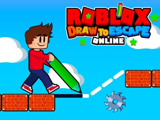 Roblox Draw to Escape Online game screenshot - hypercasual - Free online game