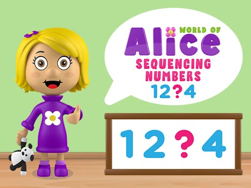 World of Alice Sequencing Numbers游戏截图 - puzzles - 免费在线游戏