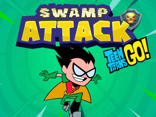 Teen Titans Go ! Swamp Attack game screenshot - adventure - Free online game