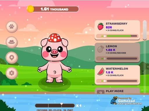 Purrfect Clicker game screenshot - hypercasual - Free online game