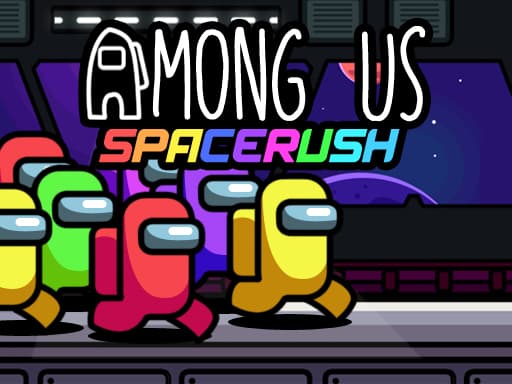 Among Us Space Rush game screenshot - hypercasual - Free online game