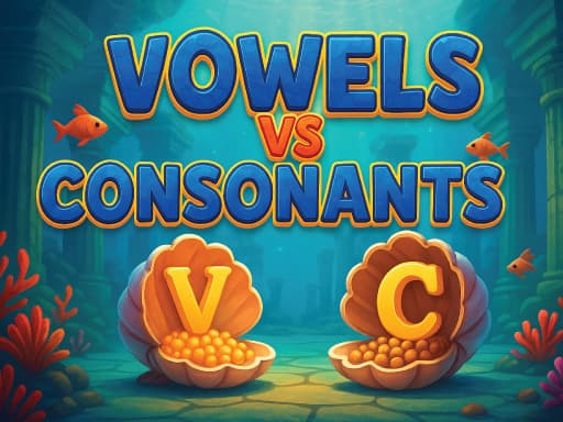 Captura de pantalla del juego Vowels Vs Consonants - puzzles - Juego gratuito en línea