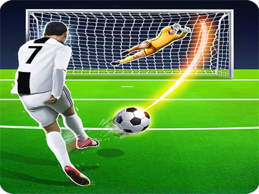 Captura de pantalla del juego Super PonGoal Shoot Goal Premier Football Games - sports - Juego gratuito en línea